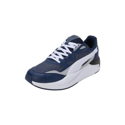 PUMA velocità dei raggi x, scarpe da ginnastica unisex-adulto, inky blue bianco blu persiano, 46 eu