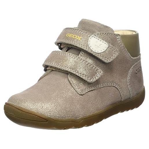 Geox b macchia girl c, scarpe da ginnastica bambina, grigio (smoke grey), 26 eu