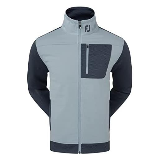 Footjoy thermoseries hybrid giacca da golf, grigio, xl uomo