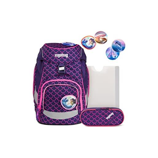 ergobag prime school backpack single - zaino giovanile, unisex, multicolor, 