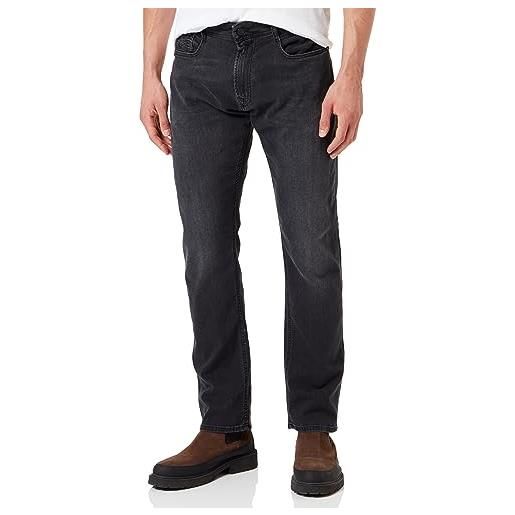 Replay jeans da uomo x-lite plus con elasticità, nero (black delavè 099), 32w/32l