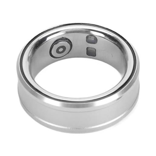 Eulbevoli nfc smart ring, contapassi health tracker smart ring analisi del sonno 5.1 con app per lo sport (taglia 23 diametro interno: ca. 20,6 mm/0,8)