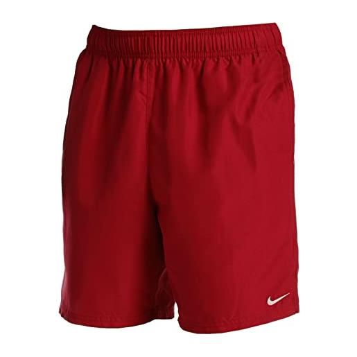 Nike 7 volley short, costume da bagno uomo, rosso (university red), xxl