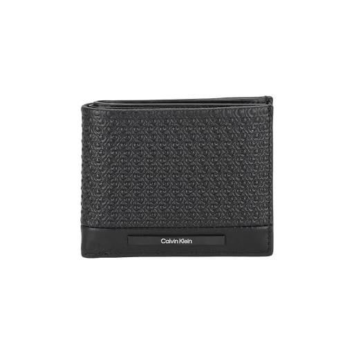 Calvin Klein modern bar bifold 5cc nero 0gl black taglia unica