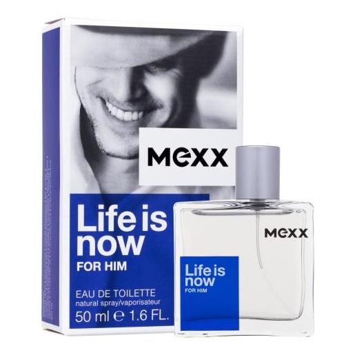 Mexx life is now for him 50 ml eau de toilette per uomo