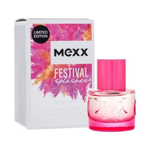 Mexx festival splashes 20 ml eau de toilette per donna