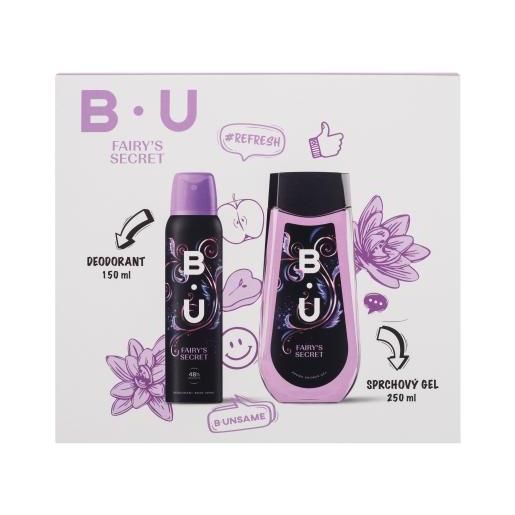 B.U. fairy´s secret cofanetti deodorante 150 ml + gel doccia 250 ml per donna