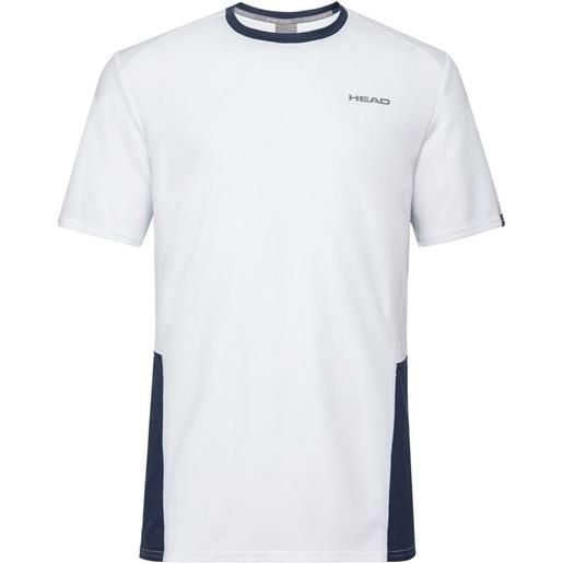 Head Racket club tech short sleeve t-shirt bianco 140 cm ragazzo