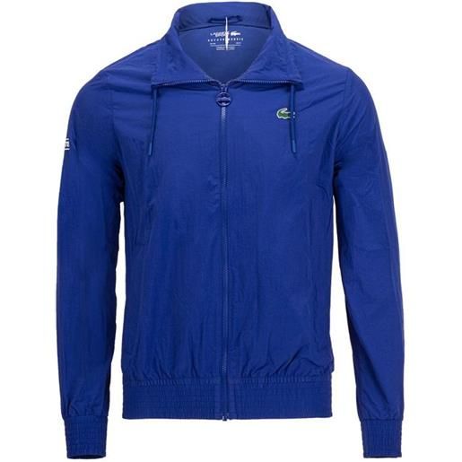 Lacoste felpa da tennis da uomo Lacoste men's sport novak djokovic lightweight zip jacket - blue