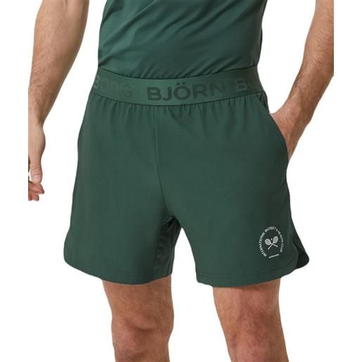 Björn Borg pantaloncini da tennis da uomo Björn Borg ace graphic short shorts - sycamore