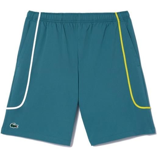 Lacoste pantaloncini da tennis da uomo Lacoste unlined sportsuit tennis shorts - blue