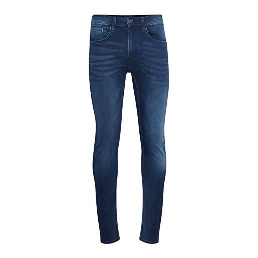b BLEND blend jet multiflex jeans skinny, blu (denim middle blue 76201), w34/l32 (taglia produttore: 34) uomo