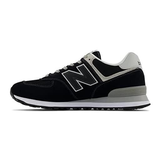 New Balance nb 574, sneakers uomo, nero black grey egk, 36 eu