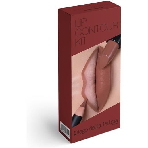 Diego dalla Palma Milano lip contour kit - rossetto + matita 12cm sweet gianduia