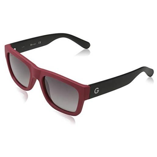 Guess gg2106 occhiali da sole, red, black, 52 unisex adulto