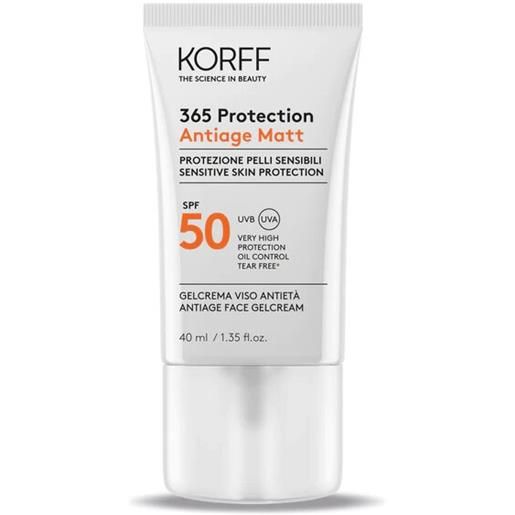 Amicafarmacia korff 365 protection antiage matt gel crema viso mattificante 40ml spf50+