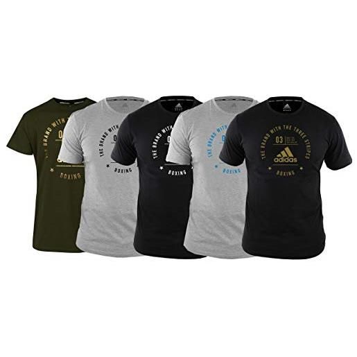 adidas community line - maglietta unisex, unisex - adulto, t-shirt, adicl01b-90100-l, nero/bianco. , l