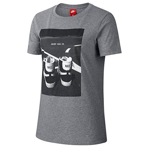 Nike ah2477, t-shirts donna, carbon heather, xs