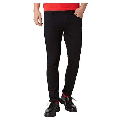 b BLEND blend jet multiflex jeans skinny, nero (denim black 76204), w36/l30 (taglia produttore: 36) uomo