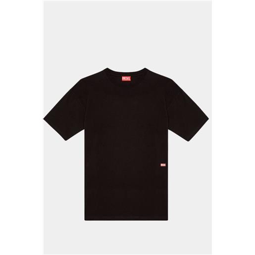 DIESEL t-shirt nera uomo DIESEL stampa retro fotografica t-boxt n11