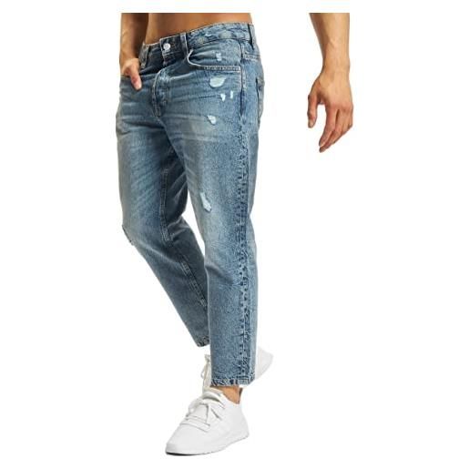 Only & sons onsavi beam tap crop pk 2839 noos jeans, blue denim, standard uomini