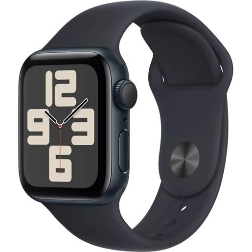 Apple smartwatch Apple watch se gpscassa 40mm in alluminio mezzanotte con cinturino sport - m/l [mr9y3ql/a]
