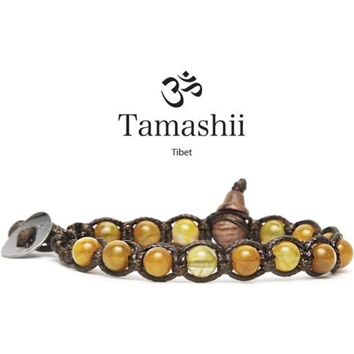 Tamashii bracciale mini Tamashii bhs601-212 in agata gialla scura