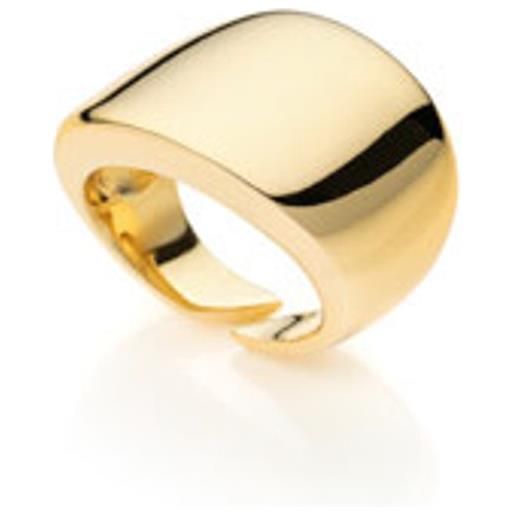 Unoaerre anello Unoaerre 2046 fascia bombata in bronzo dorato giallo
