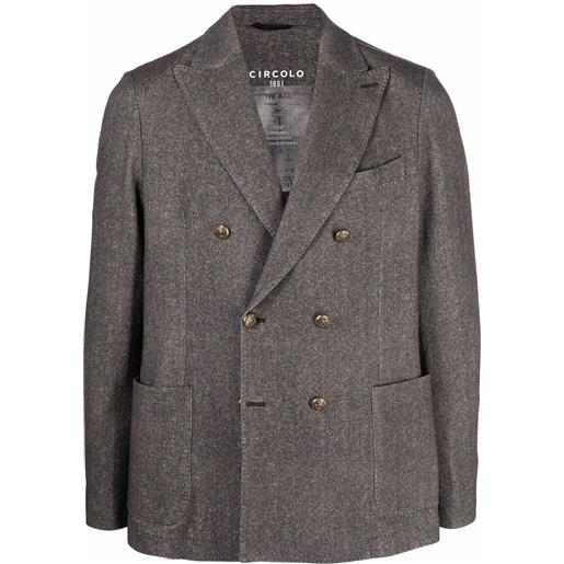 Circolo 1901 giacca sartoriale doppiopetto - grigio