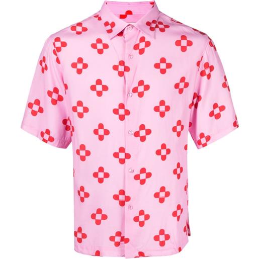 SANDRO camicia con stampa grafica - rosa