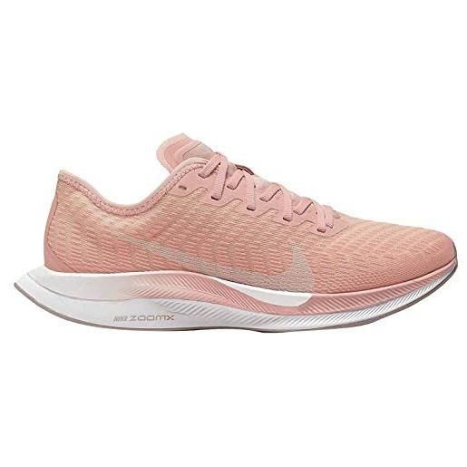 Nike zoom pegasus turbo 2, scarpe da trail running donna, rosa (pink quartz/summit white/pale vanilla 600), 39 eu