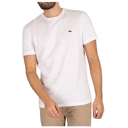 Lacoste th2038 t-shirt uomo, bianco, xs
