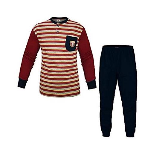 TORINO FC fc torino pigiama ragazzo in caldo cotone prodotto ufficiale art. To15083 (12 anni, grigio)