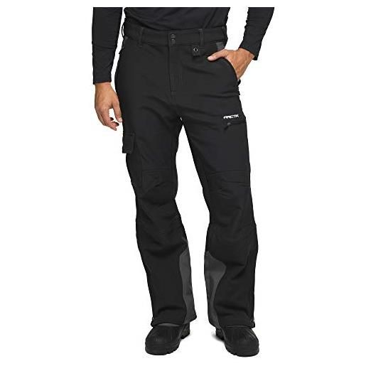 ARCTIX advantage softshell pants, pantaloni da neve uomo, nero corvino, 2x-large (44-46w 30l)