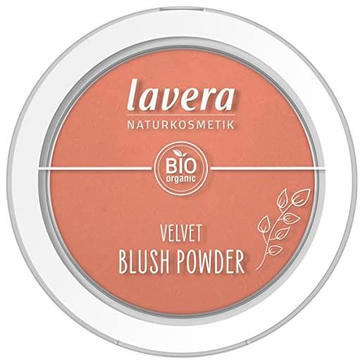 Lavera organic rosy peach 01 velvet blush powder 5g