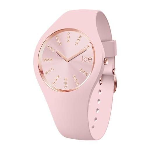 ICE-WATCH orologio analogico al quarzo da donna con cinturino in silicone 021592, rosa (pink lady)