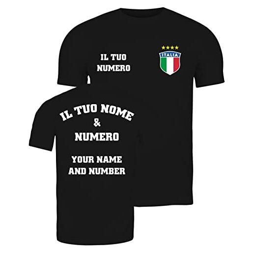 lepni.me magliette da calcio da uomo in italia | il tuo nome e numero | regali per il campionato europeo di calcio o la coppa del mondo 2022 (xxl royal-blue multicolore)