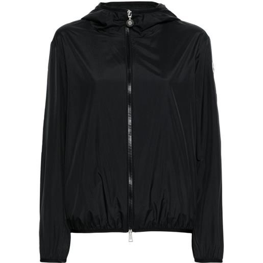 Moncler giacca con cappuccio fegeo - nero