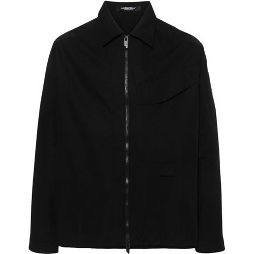A-COLD-WALL* giacca-camicia con ricamo - nero
