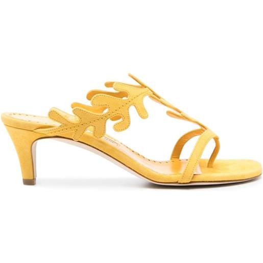 Manolo Blahnik sandali hidrag 50mm - giallo