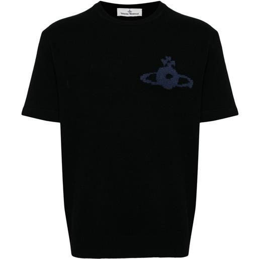 Vivienne Westwood t-shirt con logo - nero