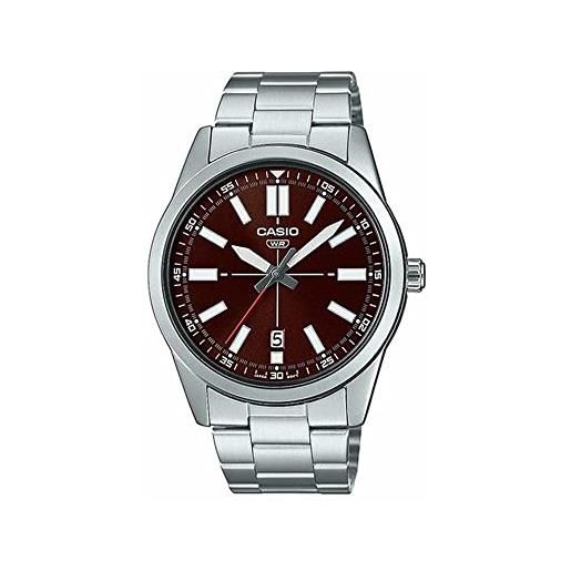 Casio general mtp-vd02d-5eudf orologio da uomo in acciaio inossidabile, braccialetto