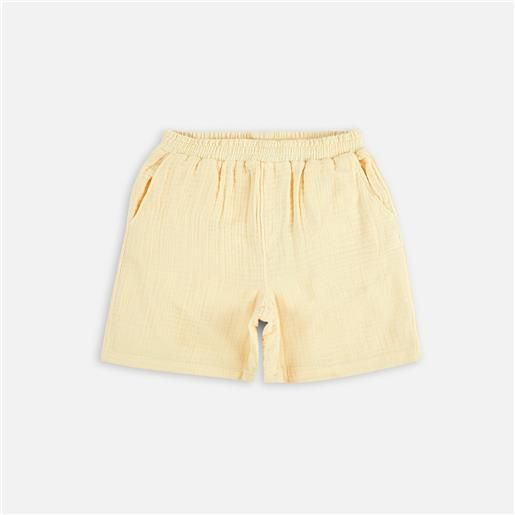 Daily Paper enzi seersucker shorts icing yellow uomo