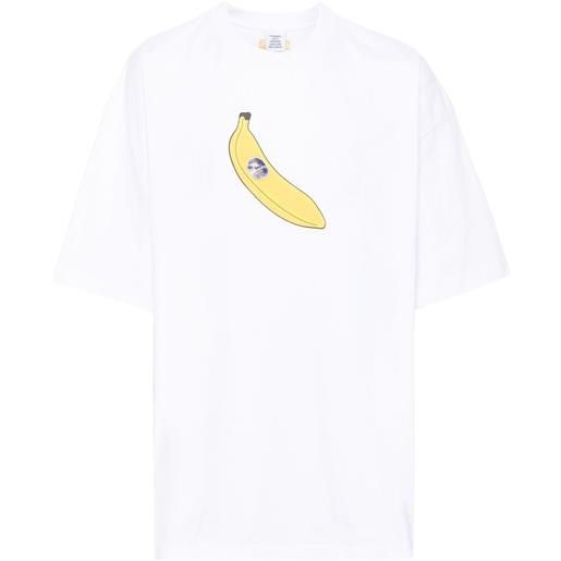 VETEMENTS t-shirt banana - bianco