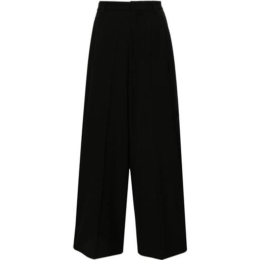 MM6 Maison Margiela pantaloni sartoriali a vita alta - nero
