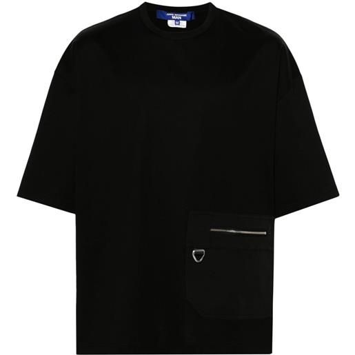 Junya Watanabe MAN t-shirt con taschino - nero