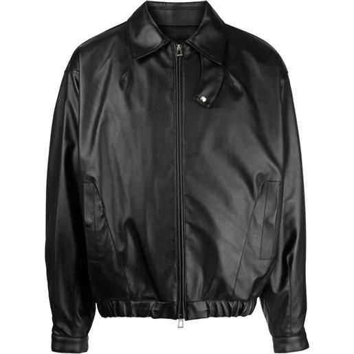 SONGZIO giacca con placca logo - nero