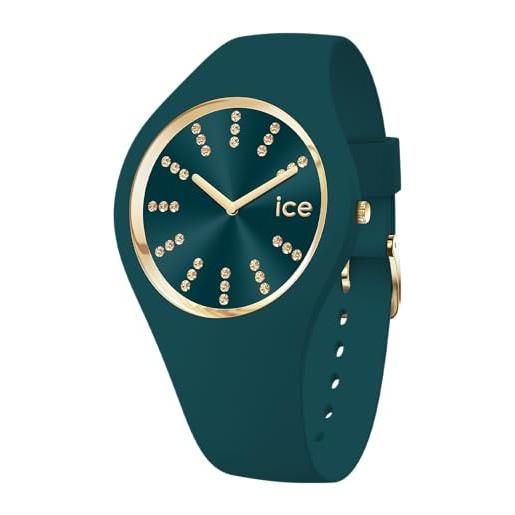 ICE-WATCH orologio analogico al quarzo da donna con cinturino in silicone 021593, verde (verdigris)
