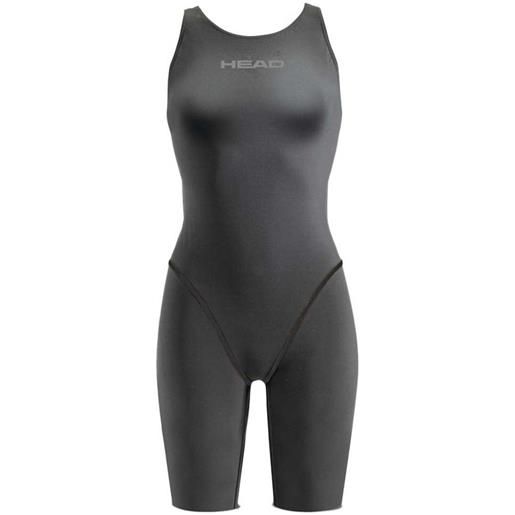 Head Swimming liquid fire power knee open back swimsuit grigio it 30 donna