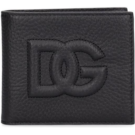 DOLCE & GABBANA portafoglio con logo dg goffrato